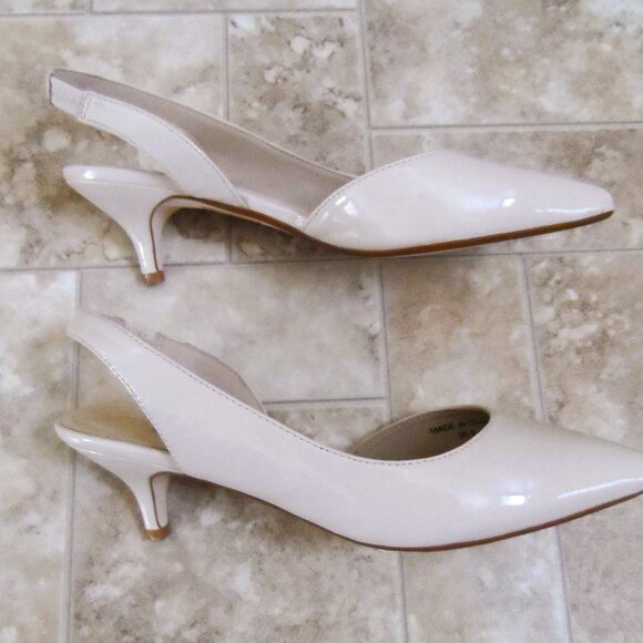 Chic Peagabo cream  shoes - size 7.5 - Picture 9 of 11